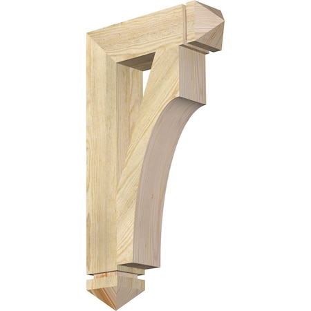 Westlake Arts & Crafts Rough Sawn Bracket, Douglas Fir, 4W X 16D X 28H